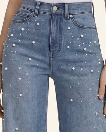 The Mermaid Shimmer Pearl Jeans - Dancing in The Moonlight