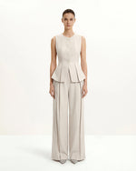 Structured Seam Round - Beige