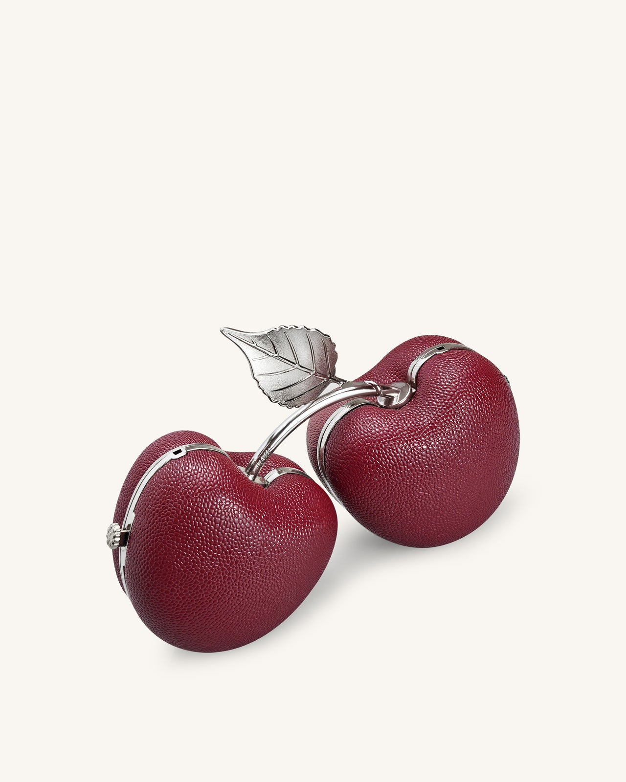 Elara Cherry Shaped Clutch - Red