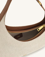Harlee Shoulder Bag - Brown Canvas