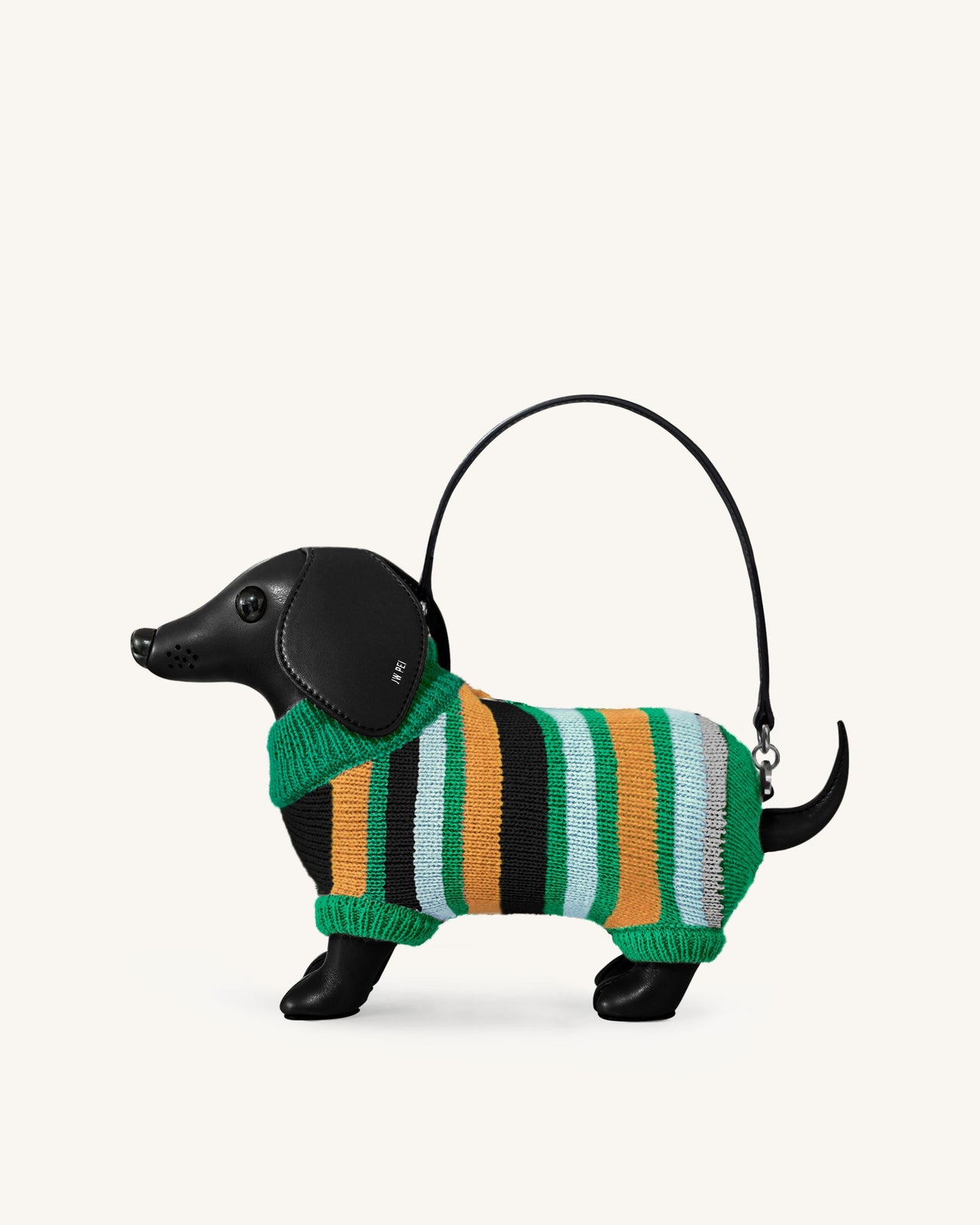 Addison Dachshund Handbag - Black