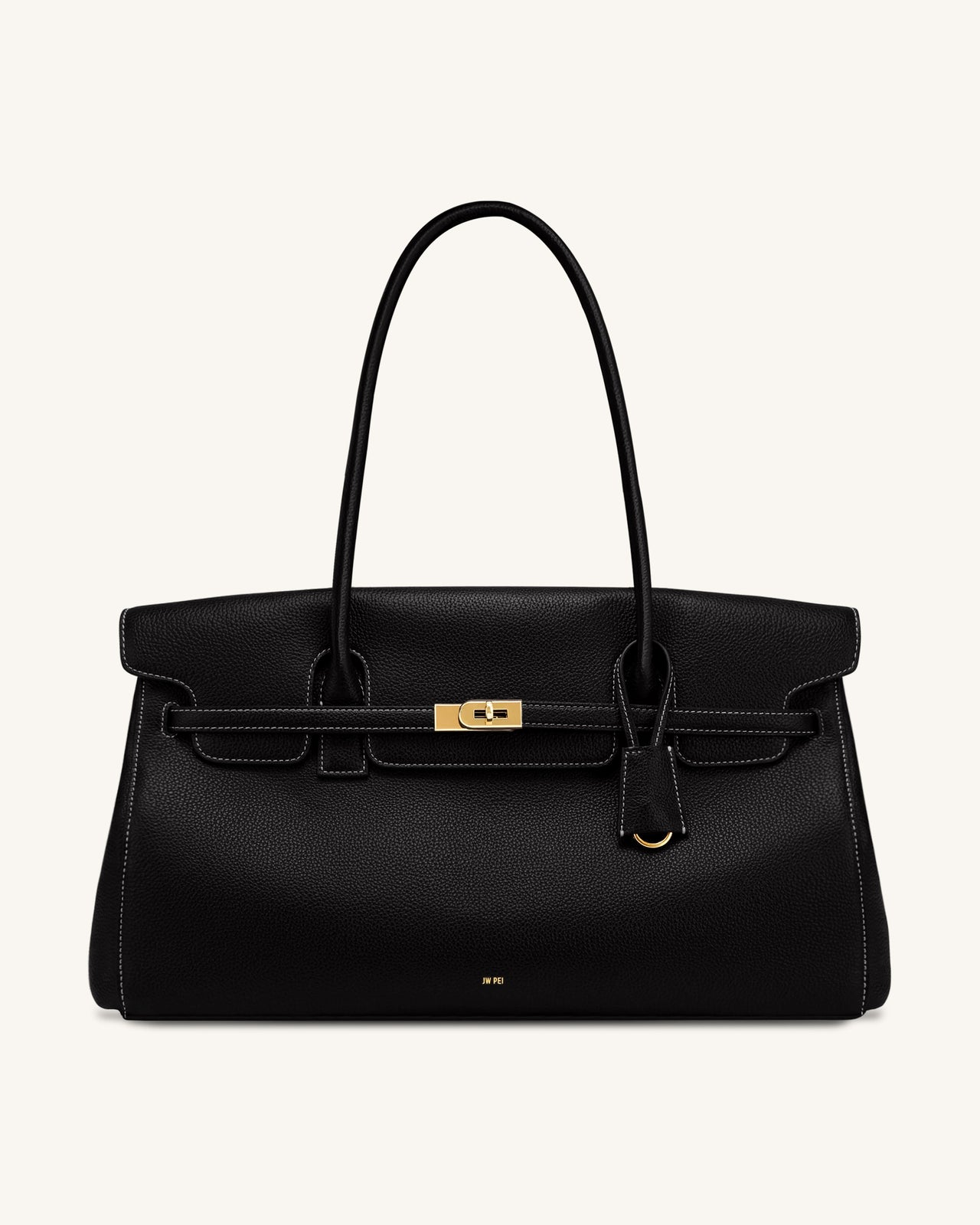 Yara Large Shoulder Bag - Black