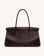 Yara Large Shoulder Bag - Dark Brown