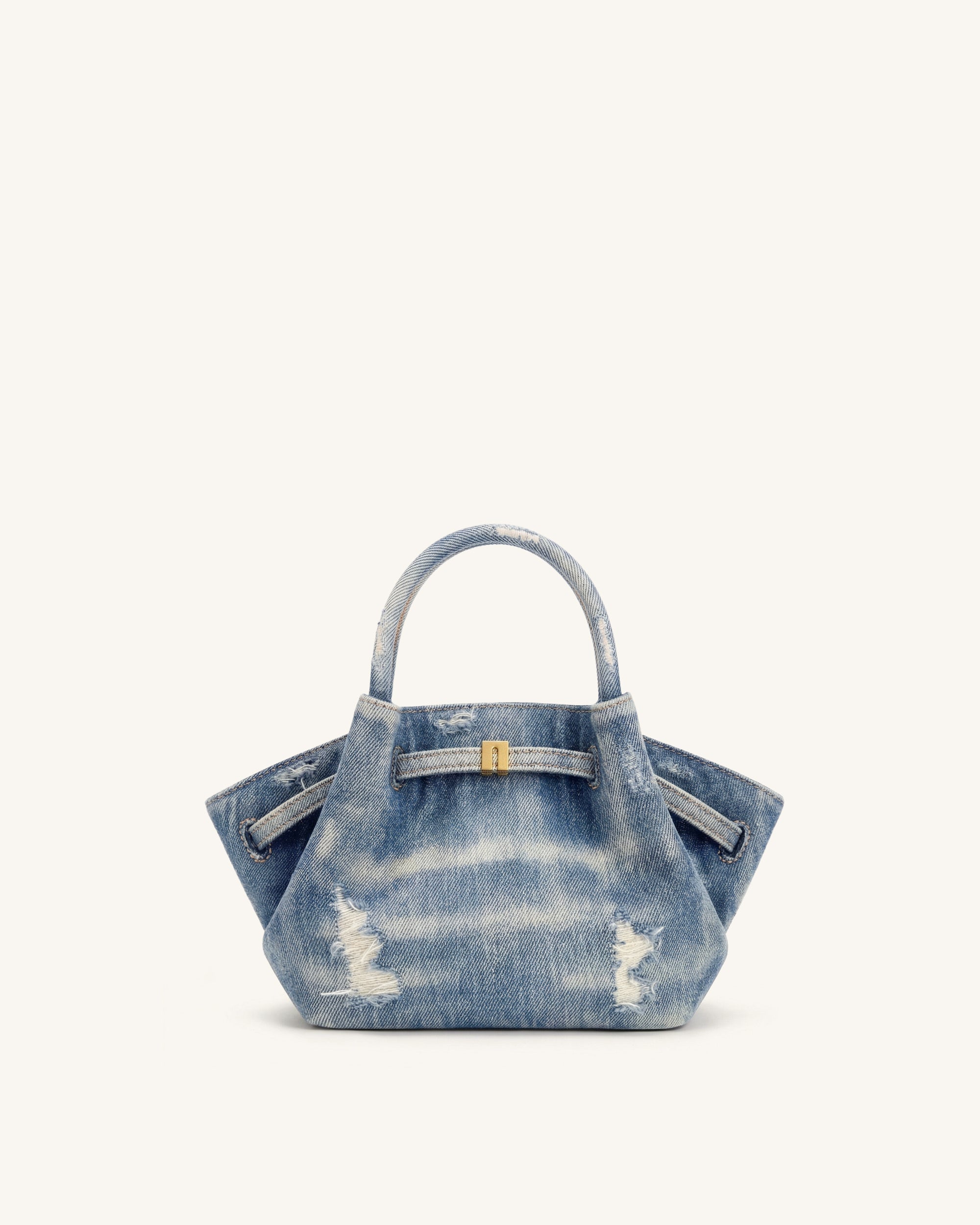 hana‼️ Hana Mini Denim Tote Bag - Blue - JW PEI LATAM