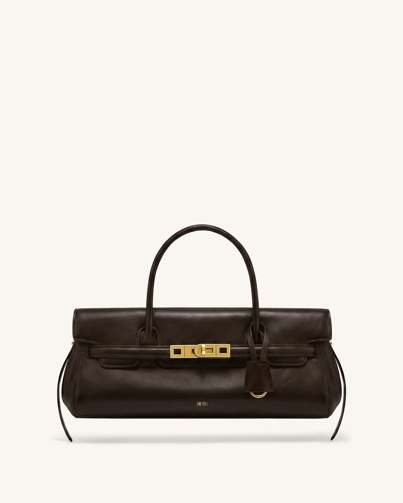 Yara Small Top Handle Shoulder Bag - Deep Coffee