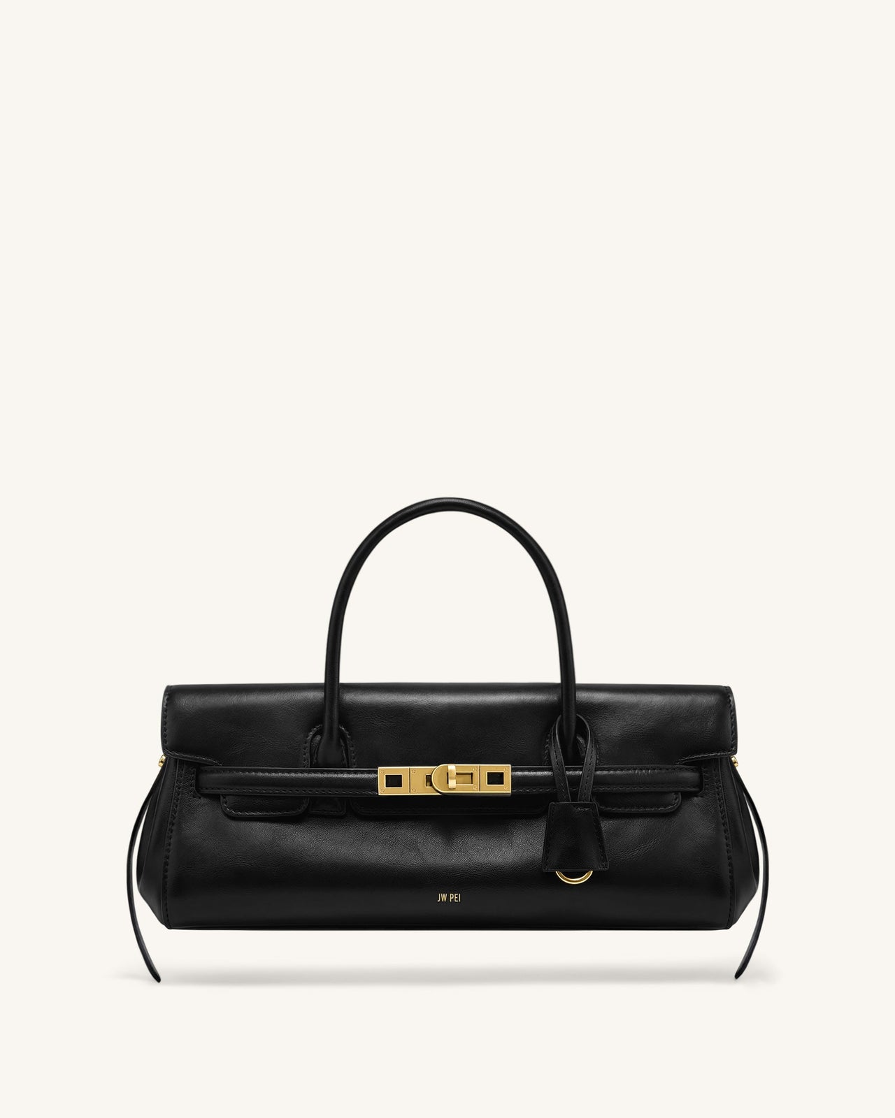 Yara Small Top Handle Shoulder Bag - Black