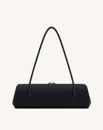 Nova Minimalist Shoulder Bag - Jet Black