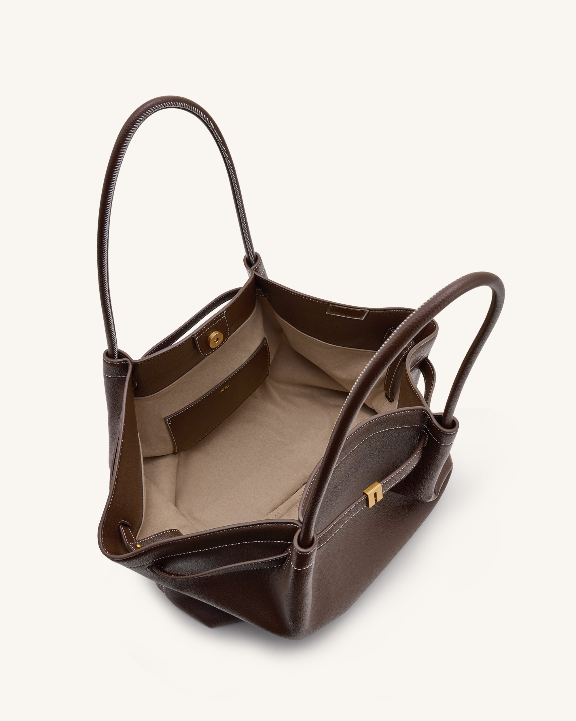 Hana Large Tote Bag - Dark Brown – JW PEI LATAM