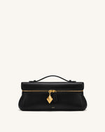 Thea East-West Top Handle Bag - Black