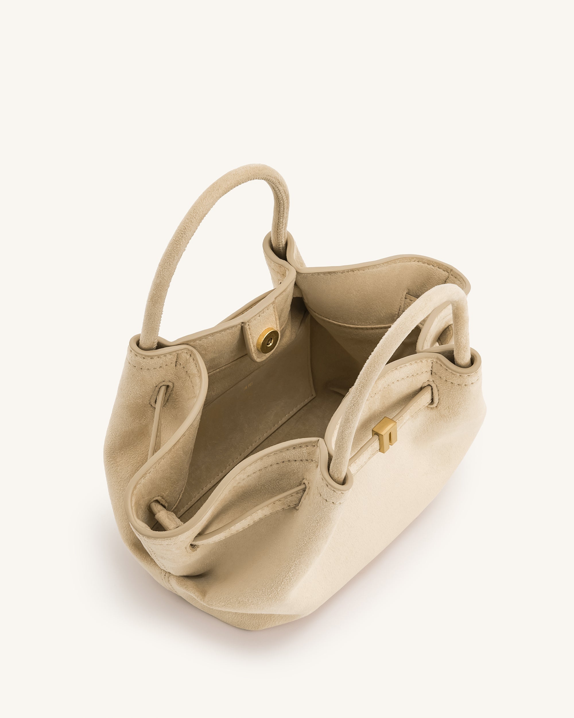 Hana Mini Faux Suede Tote Bag - Off White – JW PEI LATAM