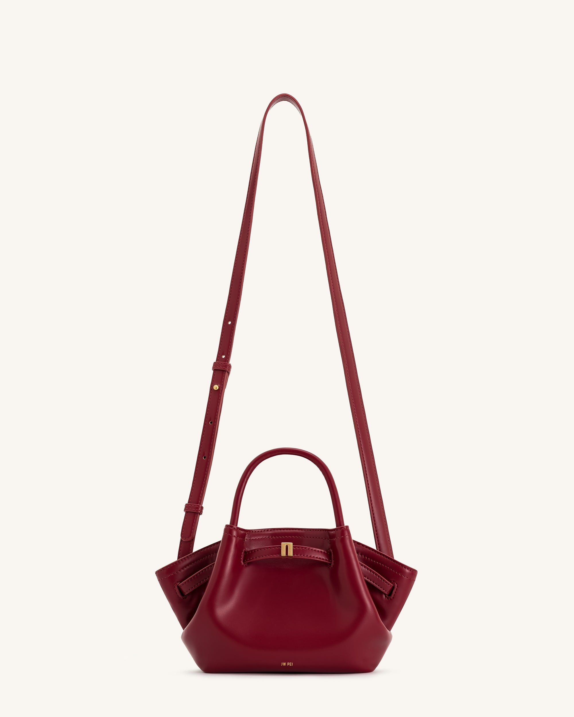 hana  Hana Mini Tote Bag - Claret - JW PEI LATAM