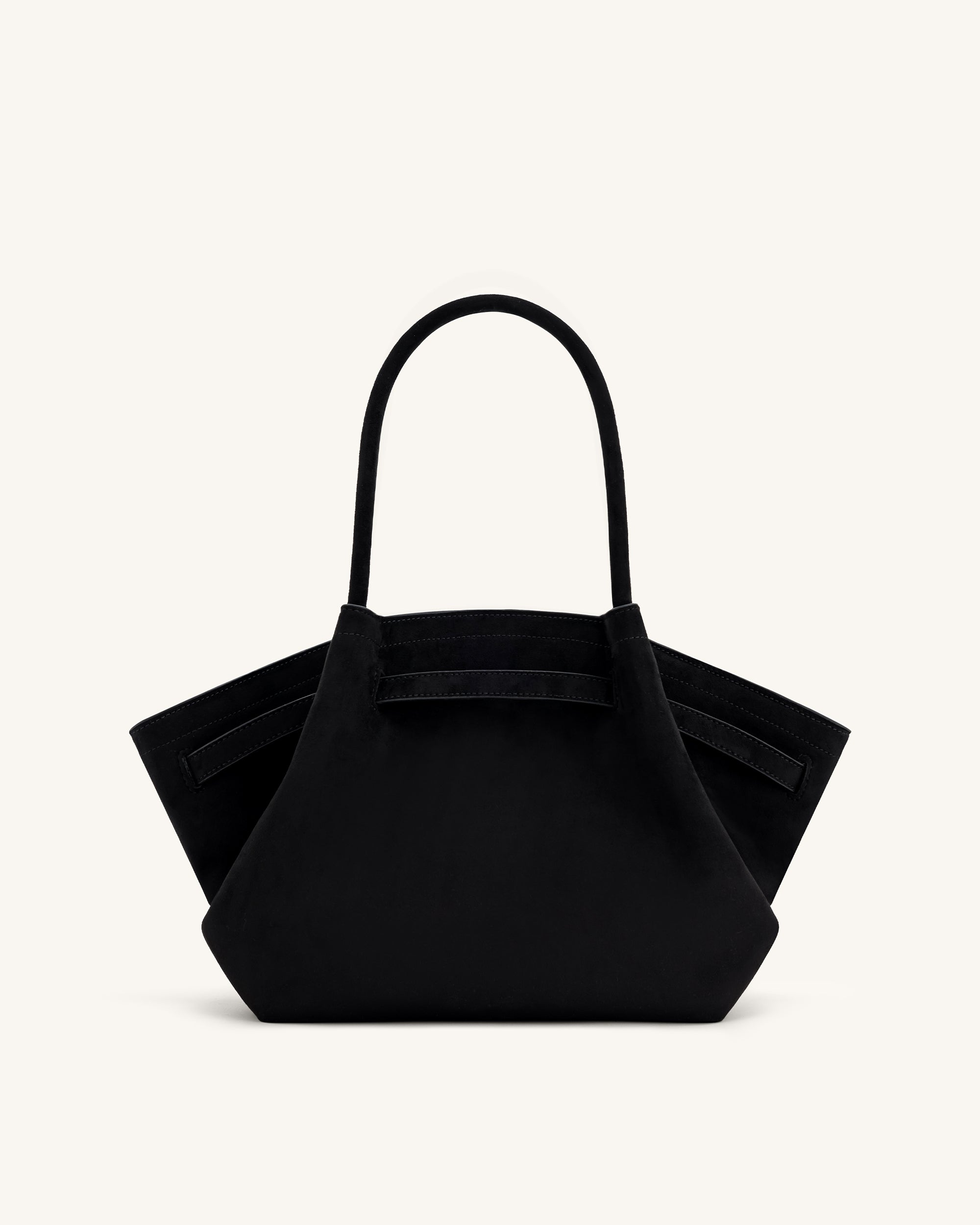 Hana Medium Faux Suede Tote Bag - Black – JW PEI LATAM