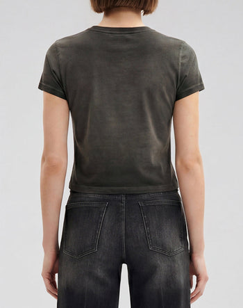 The Shrunken Faded Love T-shirt - Washed Black