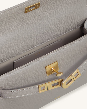 Noor Top Handle Bag - Elephant Gray