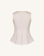 Structured Seam Round - Beige