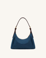 Velora Denim Shoulder Bag - Blue Denim