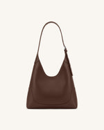 Willow Soft Hobo Shoulder Bag - Dark Brown