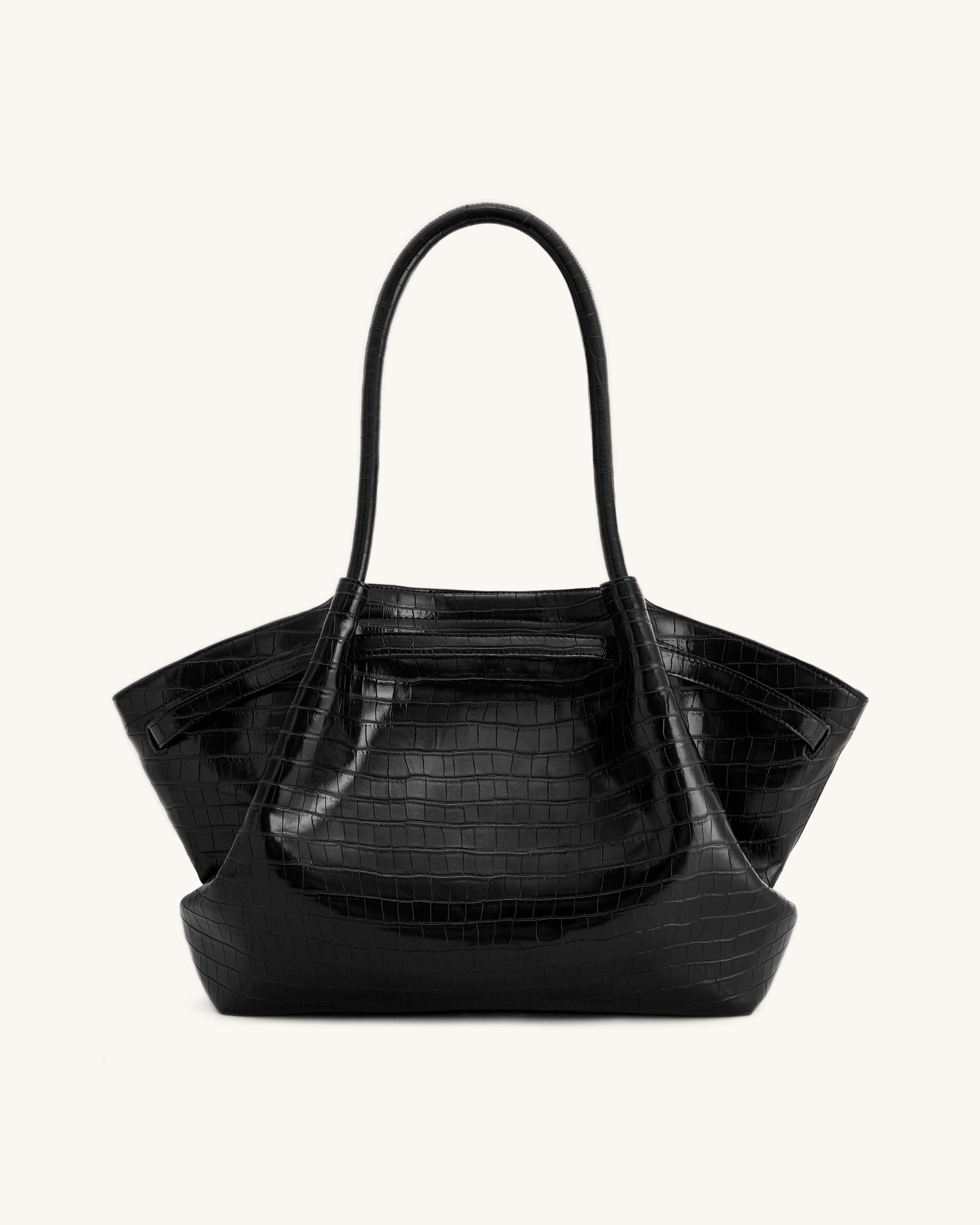 hana① Hana Large Tote Bag - Black Croc – JW PEI LATAM