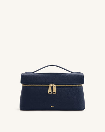 Thea Top Handle Bag - Navy Blue