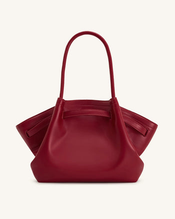 Hana Large Tote Bag - Claret