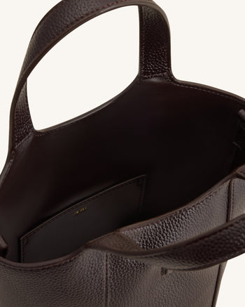 Bella Bucket Bag - Dark Brown