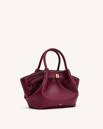 Hana Mini Tote Bag - Burgundy