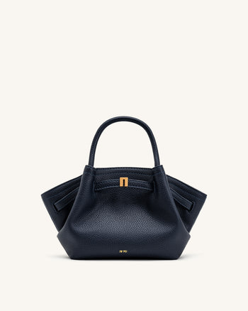 Hana Mini Tote Bag - Navy Blue