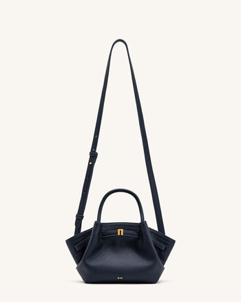 Hana Mini Tote Bag - Navy Blue