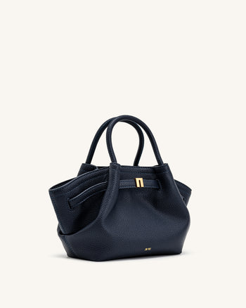 Hana Mini Tote Bag - Navy Blue