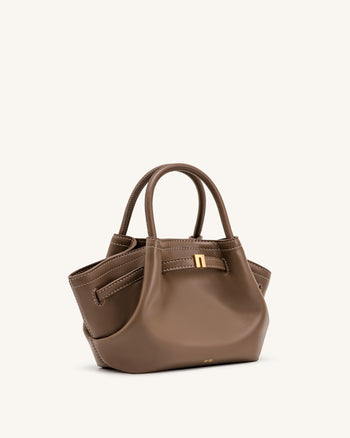 Hana Mini Tote Bag - Grayish Brown