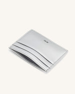 Metallic Card Holder - Silver
