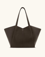 Kiana Large Capacity Tote Bag - Caramel