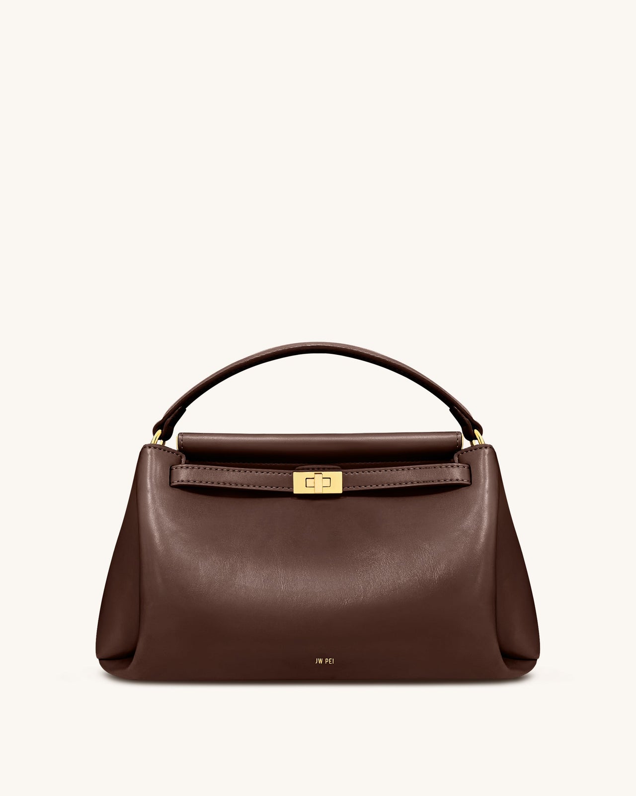 Carmen Top Handle Bag - Reddish Brown