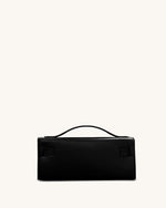 Bria Structured Top Handle Bag - Black