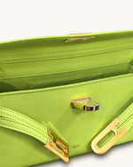 Bria Structured Top Handle Bag - Green
