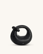 Abacus Mini Top Handle Bag - Black Croc