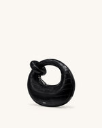 Abacus Mini Top Handle Bag - Black Croc