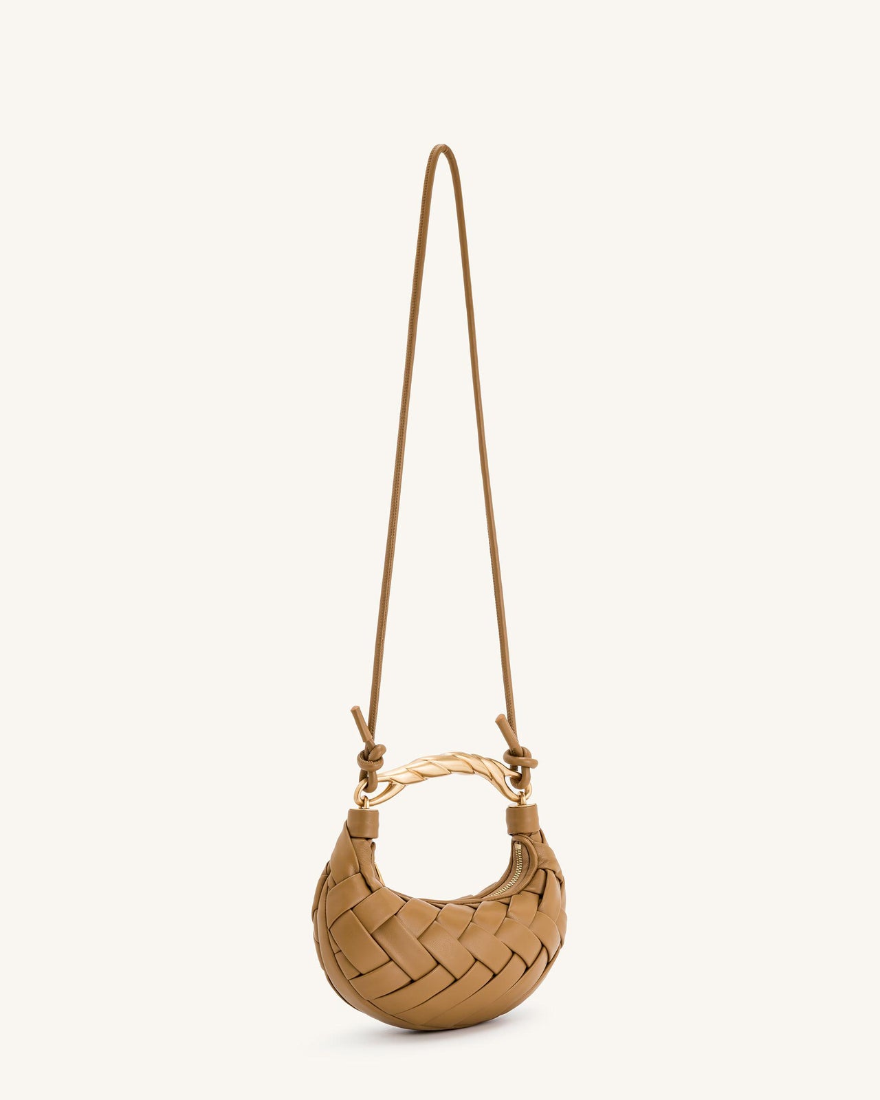 Orla Weave Handbag - Brown