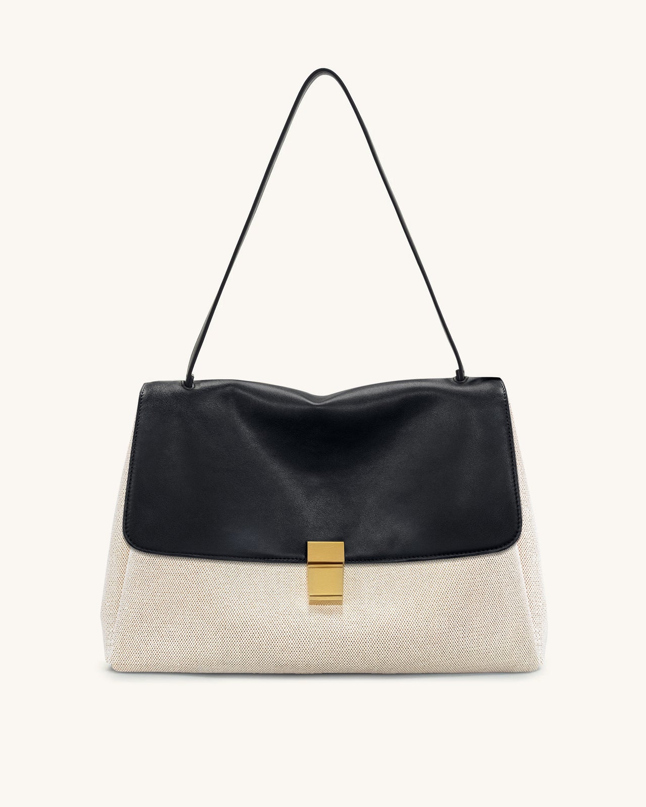 Hilary Shoulder Bag - Black Canvas