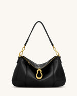 Jayla Charm Shoulder Bag - Black