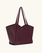 Kiana Large Capacity Tote Bag - Deep Claret