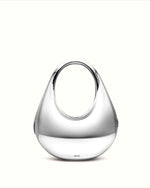 Lyanna Hand Shape Handle Bag - Silver
