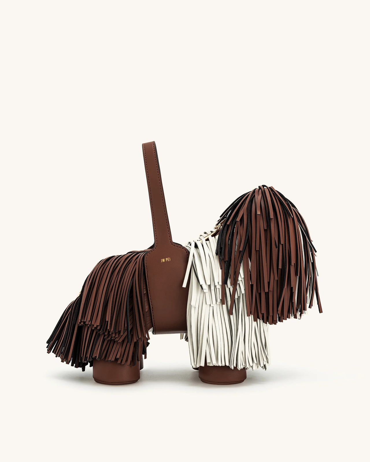 Nita Puppy Shape Handbag - Caramel Brown