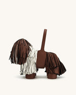 Nita Puppy Shape Handbag - Caramel Brown