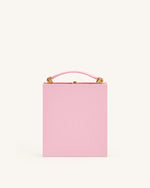 Taya-Puppy Pattern Book Shape Clutch Bag - Pink
