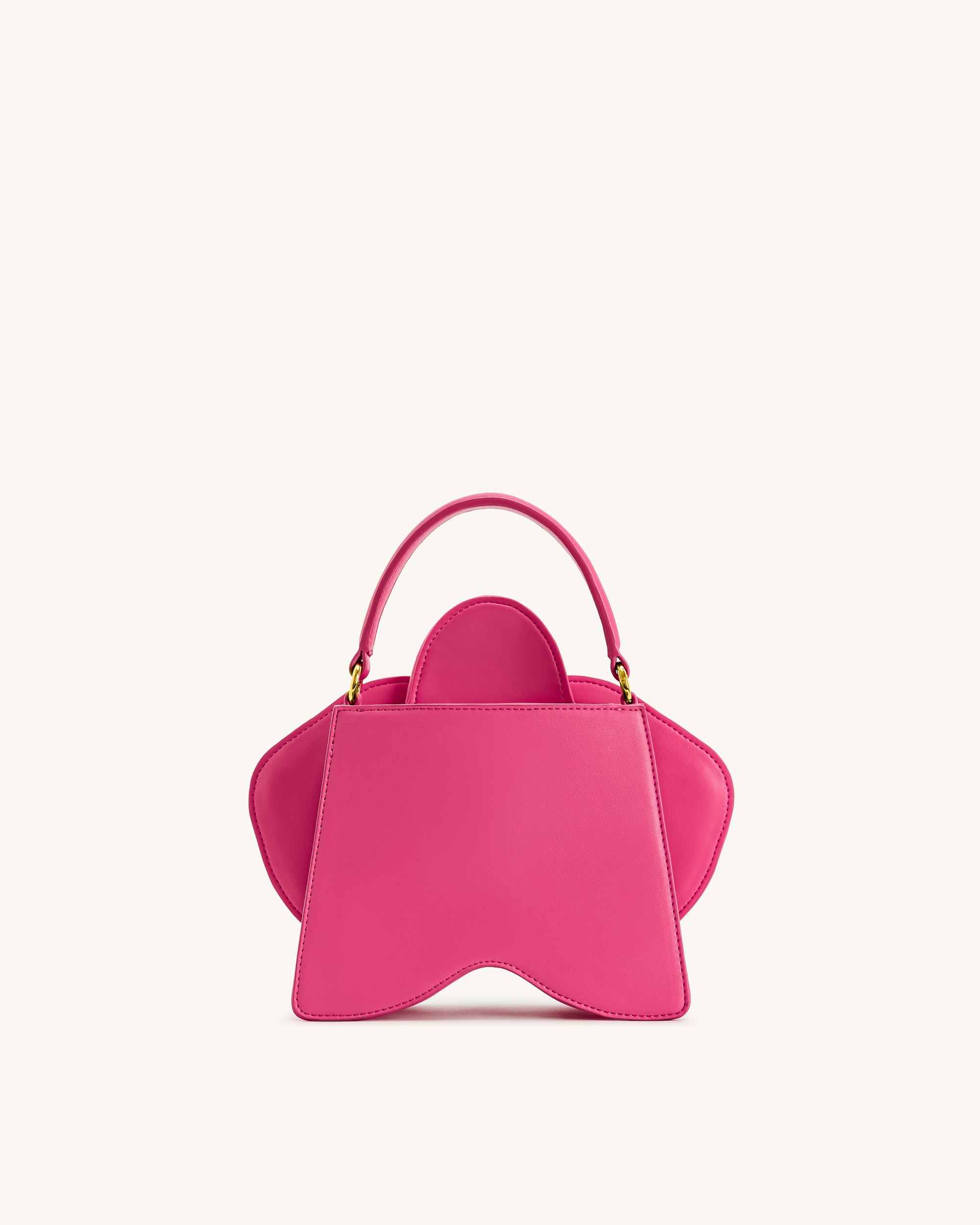 Flora Orchid Shaped Top Handle Bag - Pink - JW PEI LATAM