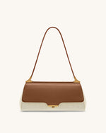 Eloise Shoulder Bag - Brown Canvas