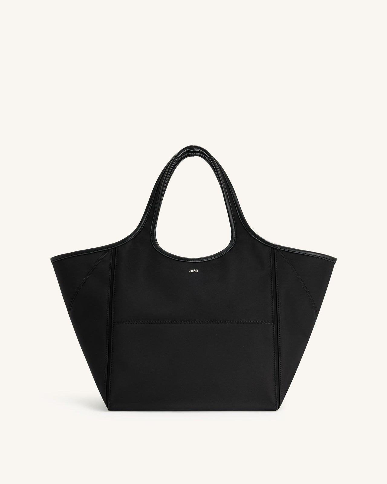 Eliana Nylon Tote Bag - Black