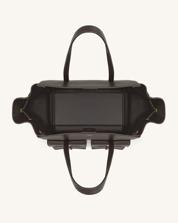 Linda Tote Bag - Dark Brown