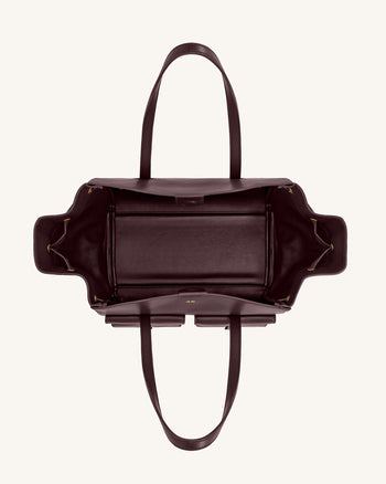 Linda Tote Bag - Deep Burgundy